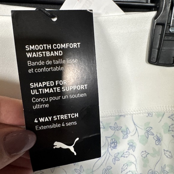 NWT  PUMA PWRSHAPE White Blue Floral  Golf Skort‎ Size Large - Picture 2 of 9